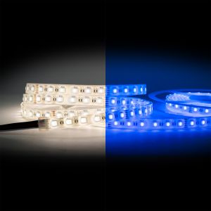 24V wasserfester LED Streifen - RGBW - IP65 - 60 LEDs je Meter - alle 10cm teilbar 24V wasserfester LED Streifen - RGBW - IP65 - 60 LEDs je Meter - alle 10cm teilbar