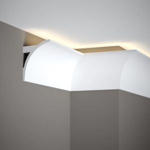 Mardom Decor, LED Stuckleiste, Deckenleiste, indirekt, 9,5 x 12 x 200cm Mardom Decor, LED Stuckleiste, Deckenleiste, indirekt, 9,5 x 12 x 200cm