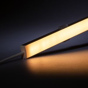 24V Slim-Line Aluminium LED Leiste - warmweiß - diffuse Abdeckung - bis 3m Länge 24V Slim-Line Aluminium LED Leiste - warmweiß - diffuse Abdeckung - bis 3m Länge