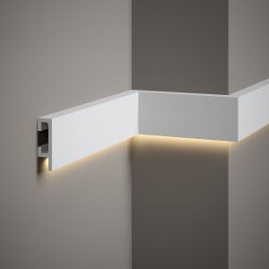 Mardom Decor, LED Stuckleiste, Wandleiste, indirekt, 2,5 x 8 x 200cm Mardom Decor, LED Stuckleiste, Wandleiste, indirekt, 2,5 x 8 x 200cm