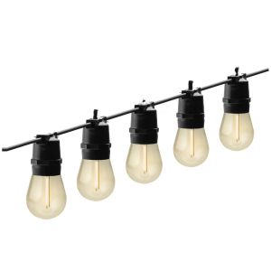 Garden Lights, 12V Lichterkette - Garden Lights - Partylights - Filament - 8W, warmweiß, IP44 Garden Lights, 12V Lichterkette - Garden Lights - Partylights - Filament - 8W, warmweiß, IP44