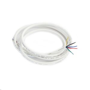 Rundkabel 6-adrig Meterware, white Rundkabel 6-adrig Meterware, white