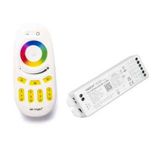 LED Funk Controller Set - 4 Zonen - 4 Kanal - RGBW - Fernbedienung (2,4 GHz) LED Funk Controller Set - 4 Zonen - 4 Kanal - RGBW - Fernbedienung (2,4 GHz)